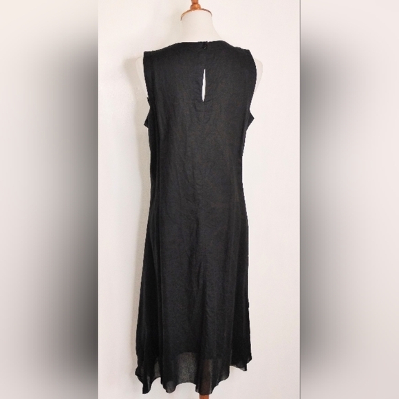 LINEN COTTON BLEND SUMMER FROCK - Picture 5 of 10